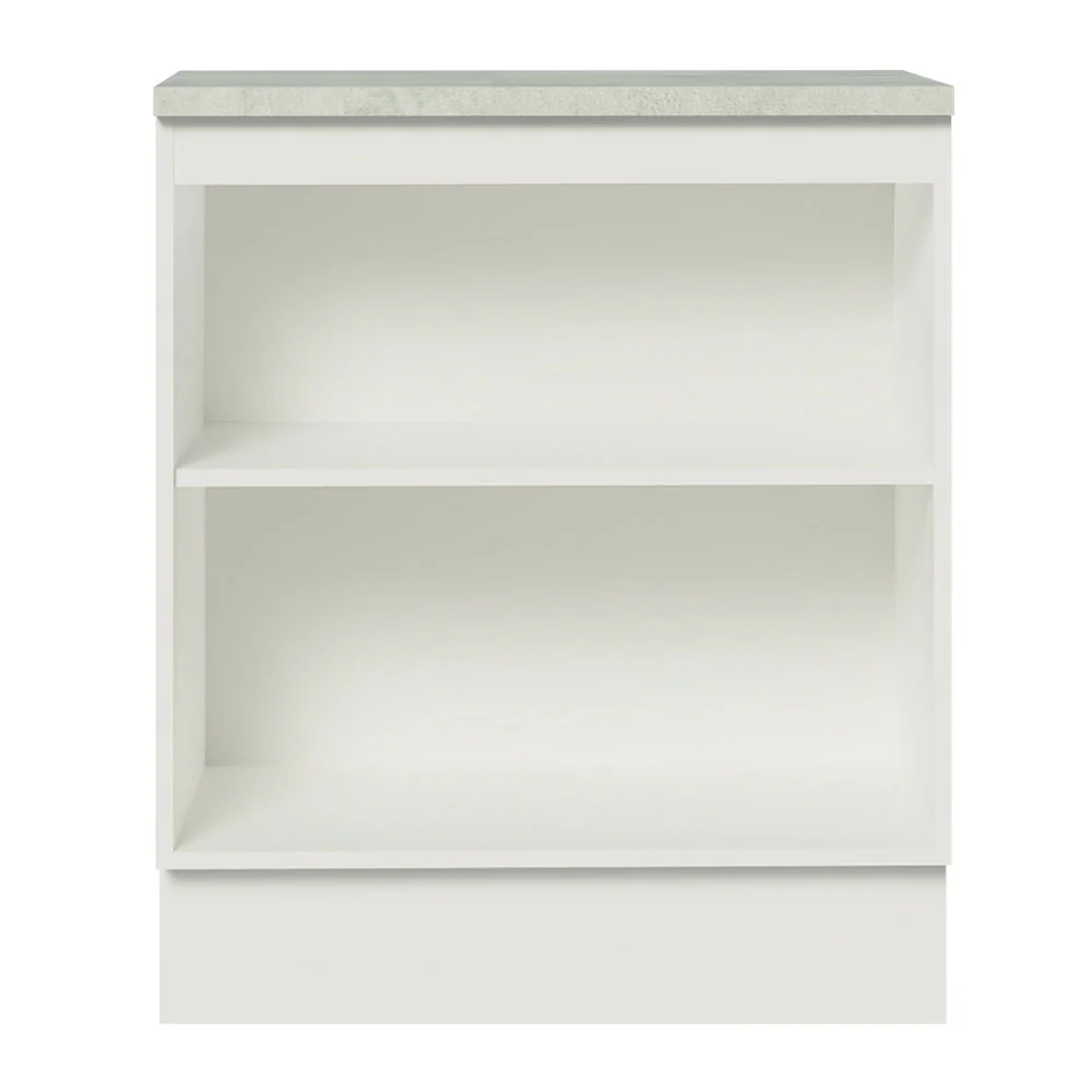 Balcão de Cozinha Madesa Glamy 70 cm 2 Portas Branco - Image 9