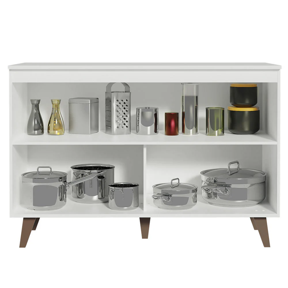 Balcão Gabinete de Pia 2 Portas Branco Madesa Reims - Image 8