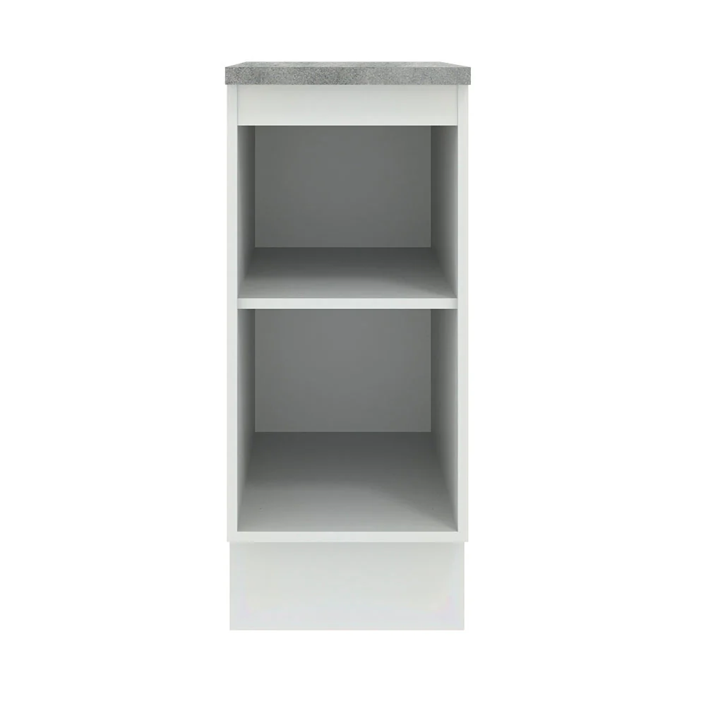 Balcão Madesa Agata 35 cm 1 Porta Branco/Preto - Image 10