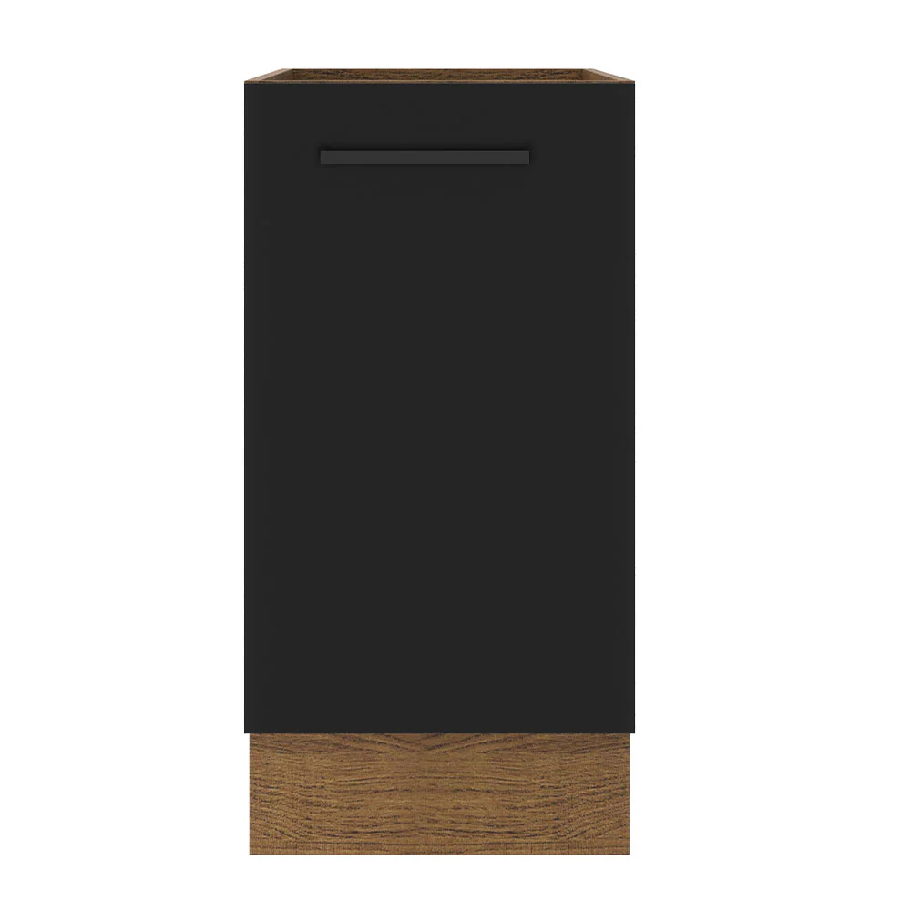 Balcão Madesa Agata 40 x 60 cm 1 Porta (Sem Tampo) Rustic/Preto - Image 10