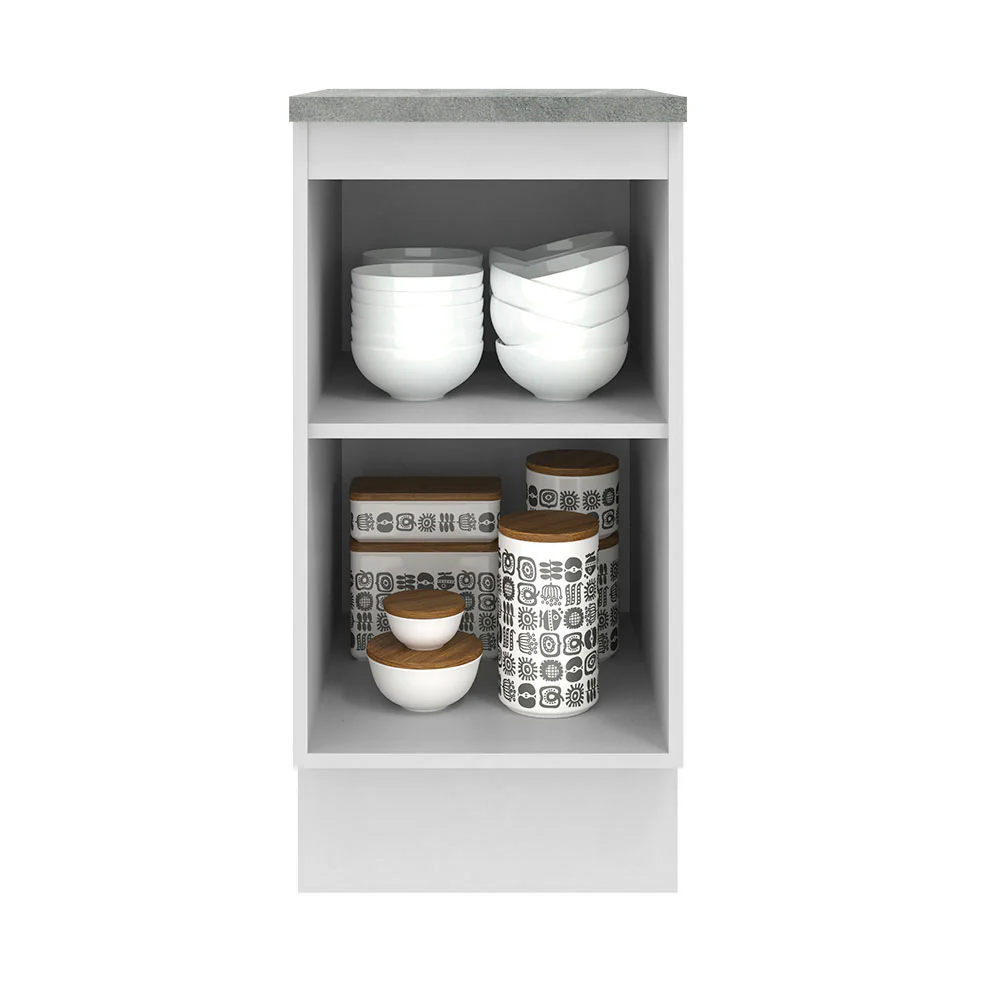 Balcão Madesa Agata 40 cm 1 Porta Branco - Image 3