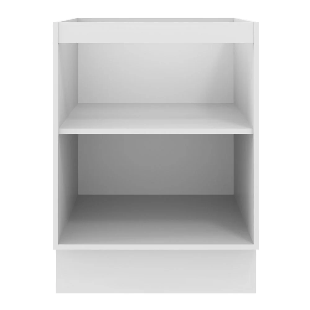 Balcão Madesa Agata 60 x 60 cm 1 Porta (Sem Tampo) Branco/Preto - Image 11