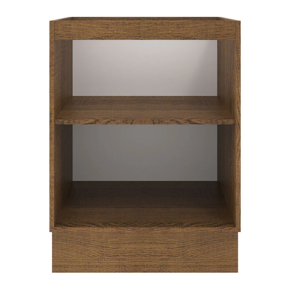 Balcão Madesa Agata 60 x 60 cm 1 Porta (Sem Tampo) Rustic/Preto - Image 11