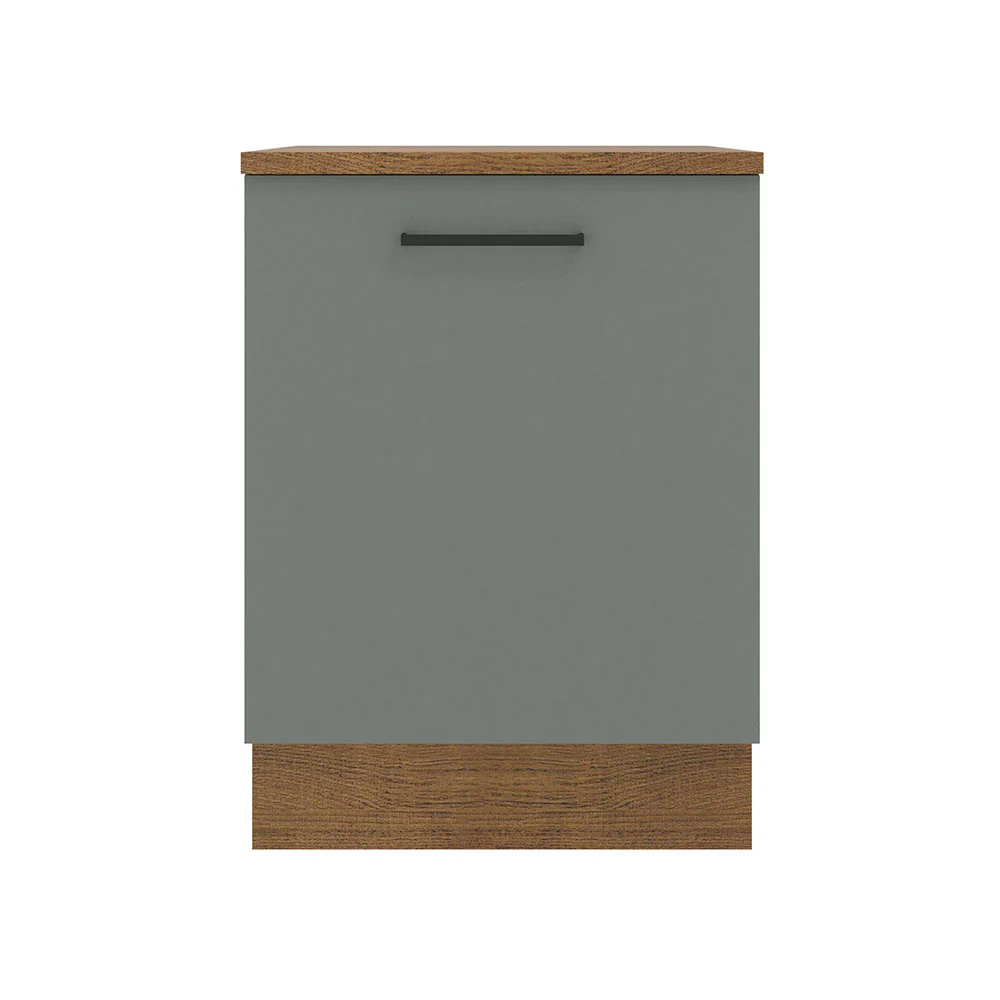 Balcão Madesa Agata 60 cm 1 Porta Rustic/Cinza - Image 10