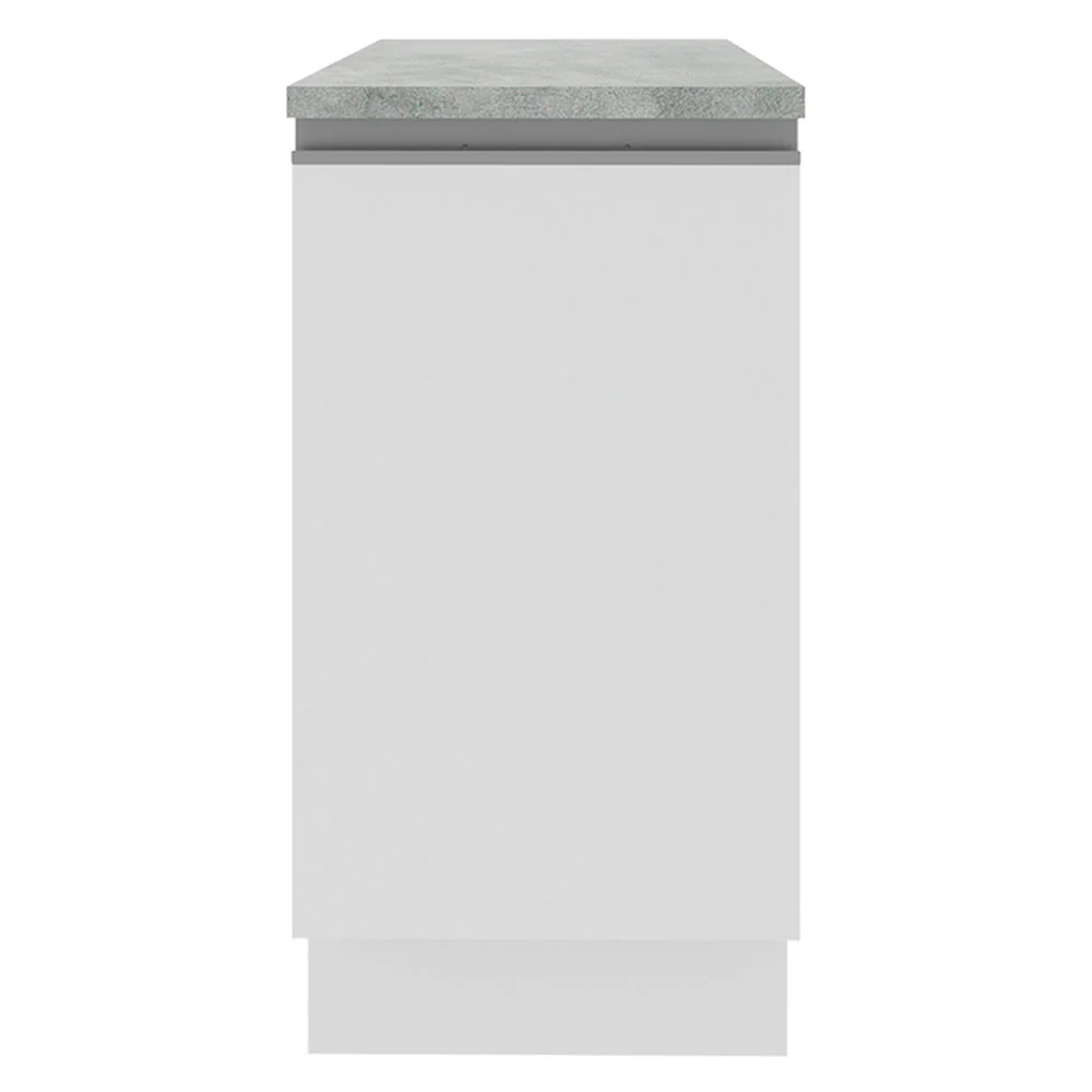 Balcão Madesa Glamy 40 x 60 cm 1 Porta (Com Tampo) Branco - Image 9