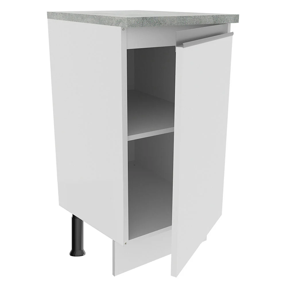 Balcão Madesa Glamy 40 cm 1 Porta Branco - Image 4