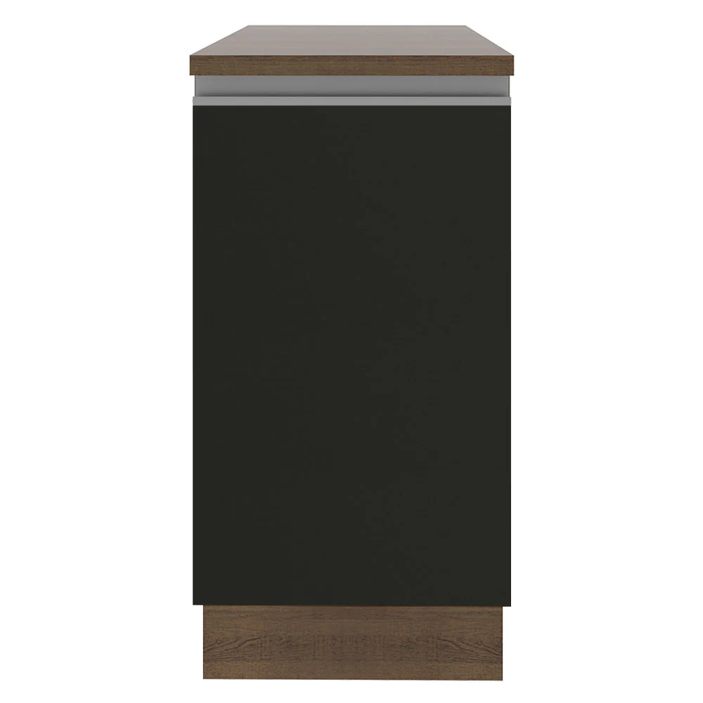 Balcão Madesa Glamy 40 cm 1 Porta Rustic/Preto - Image 10