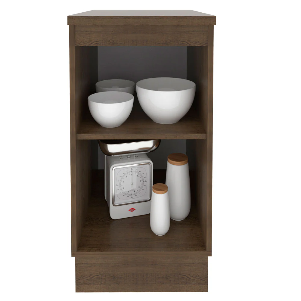 Balcão Madesa Glamy 40 cm 1 Porta Rustic/Preto - Image 3