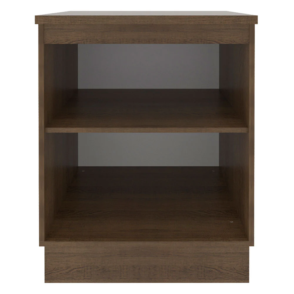 Balcão Madesa Glamy 60 x 60 cm 1 Porta (Com Tampo) Rustic/Preto - Image 11