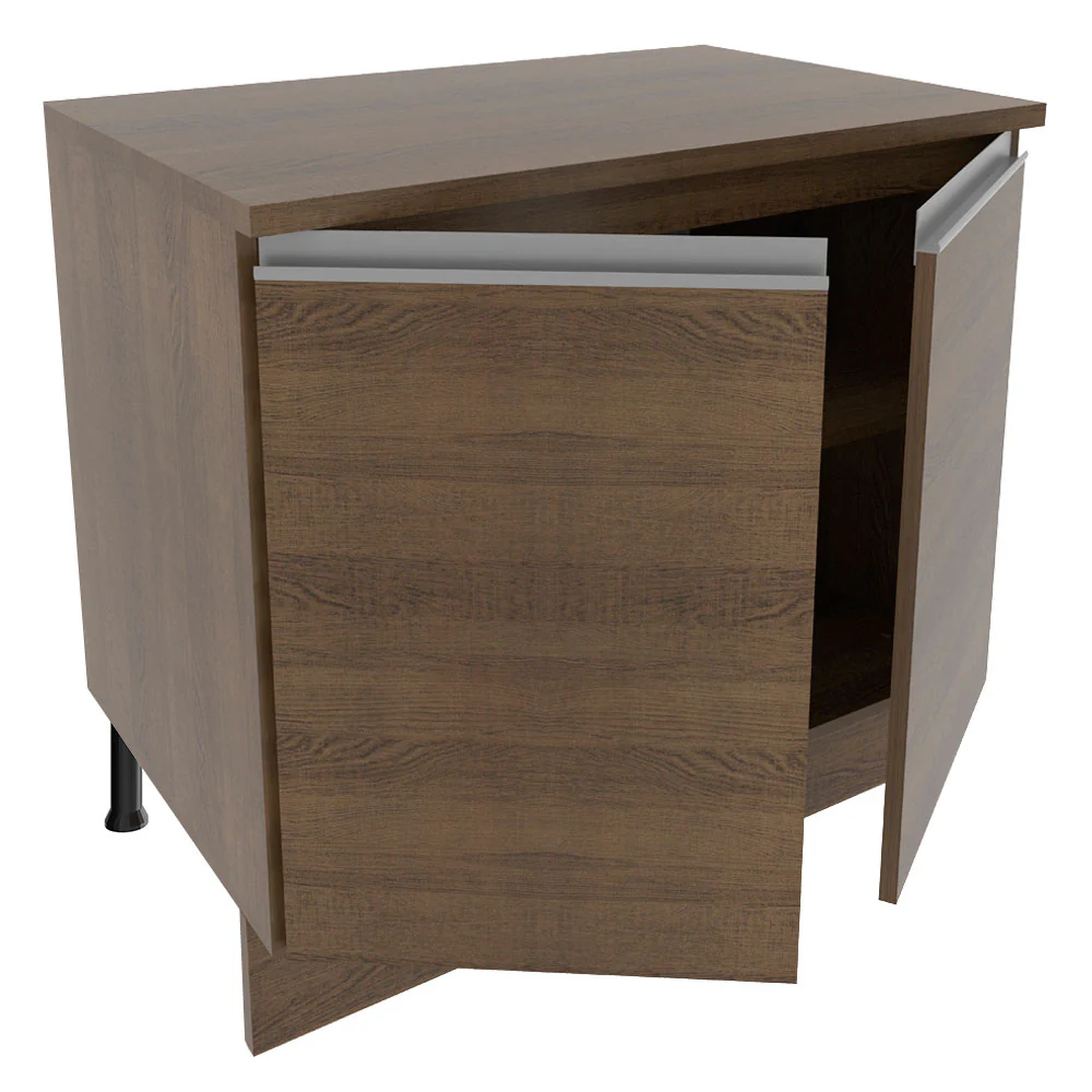 Balcão Madesa Glamy 80 cm 2 Portas Rustic - Image 4