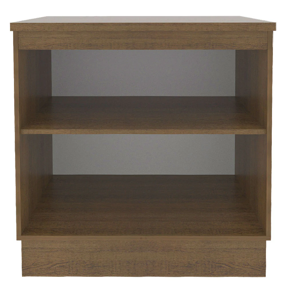 Balcão Madesa Stella 80 x 60 cm 2 Portas (Com Tampo) Rustic/Branco - Image 11