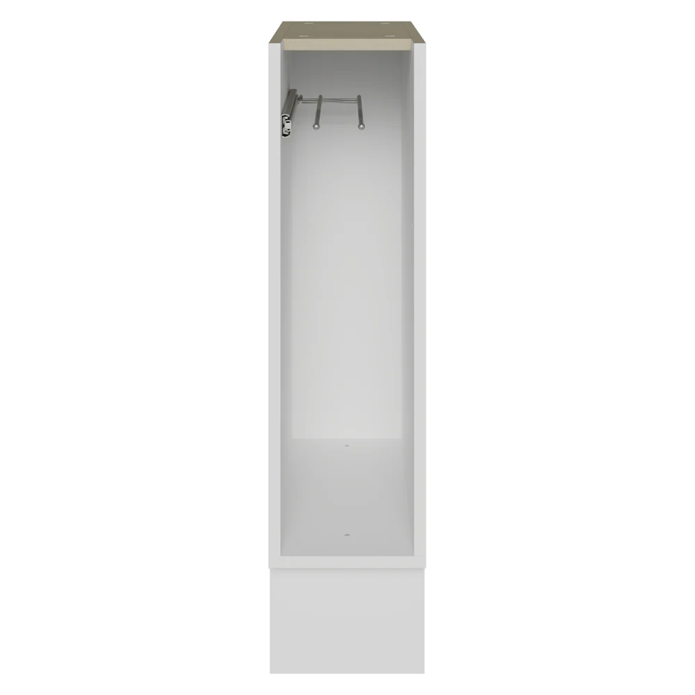 Balcão Porta-Pano 20 x 60 cm (Sem Tampo) para Cozinhas Branco Madesa - Image 4