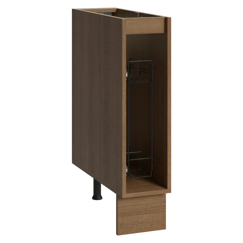 Balcão Porta-Temperos 20 cm 1 Porta (Sem Tampo) Rustic/Crema Vik Madesa - Image 7