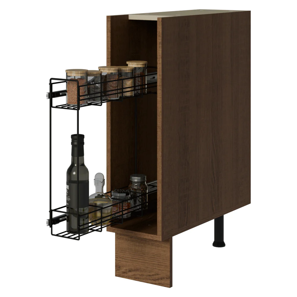 Balcão Porta-Temperos 20 x 60 cm (Sem Tampo) para Cozinhas Rustic Madesa - Image 3