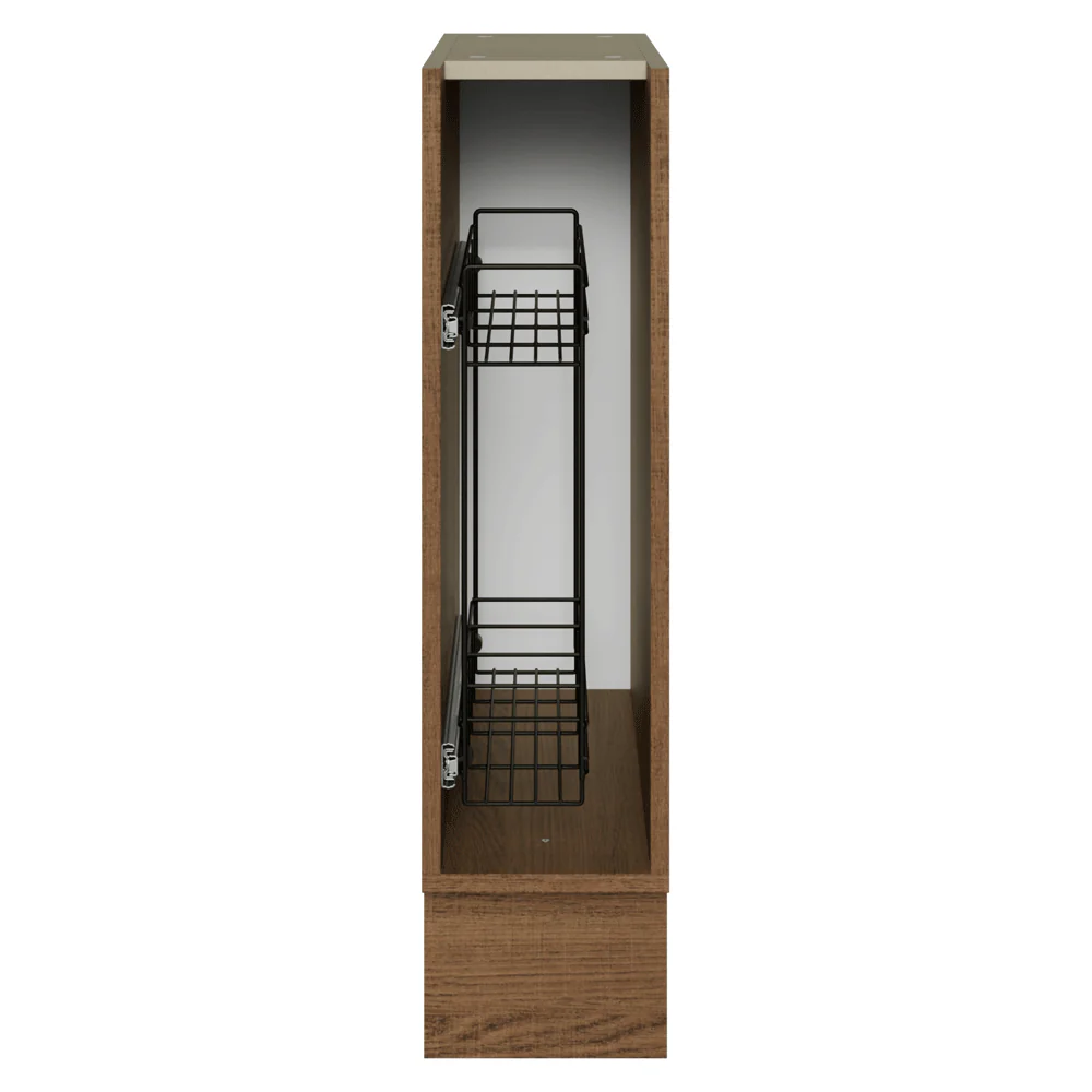 Balcão Porta-Temperos 20 x 60 cm (Sem Tampo) para Cozinhas Rustic Madesa - Image 4