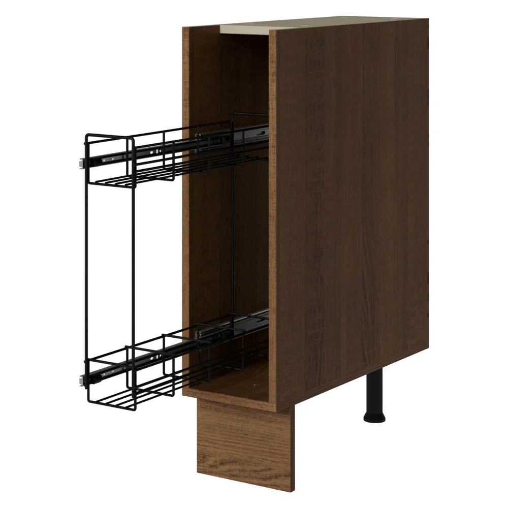 Balcão Porta-Temperos 20 x 60 cm (Sem Tampo) para Cozinhas Rustic Madesa - Image 5