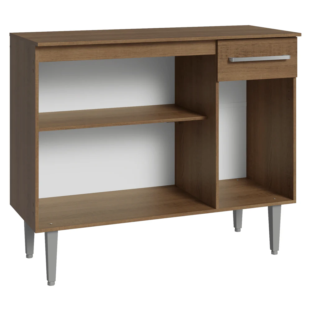 Buffet Aparador 105cm 3 Portas e 1 Gaveta Rustic Madesa - Image 5