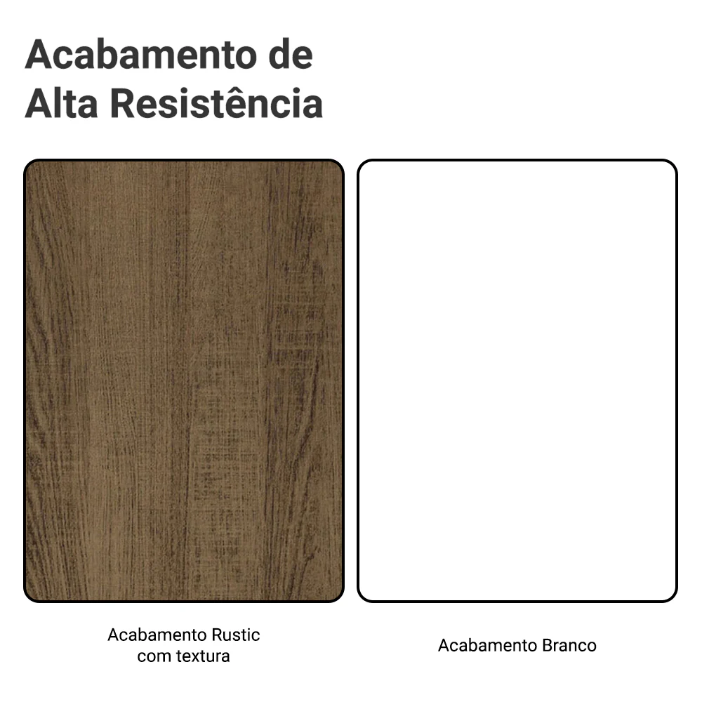 Buffet Aparador com Adega 100cm 2 Portas Rustic/Branco Vik Madesa 16 - Image 8