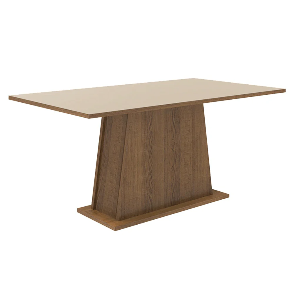 Conjunto Sala de Jantar Tampo de Madeira 6 Cadeiras Rustic/Crema/Imperial Hortelã Madesa - Image 6