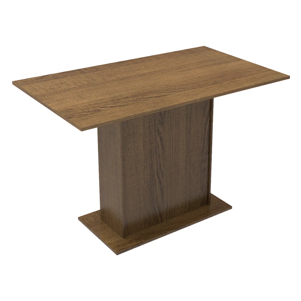 Conjunto Sala de Jantar Mesa Tampo de Madeira 2 Cadeiras Rustic/Oxford Manu Madesa - Image 5