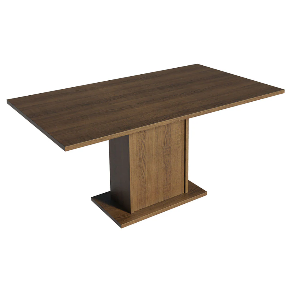 Conjunto Sala de Jantar Mesa Tampo de Madeira 6 Cadeiras Rustic/Preto Augusta Madesa - Image 4