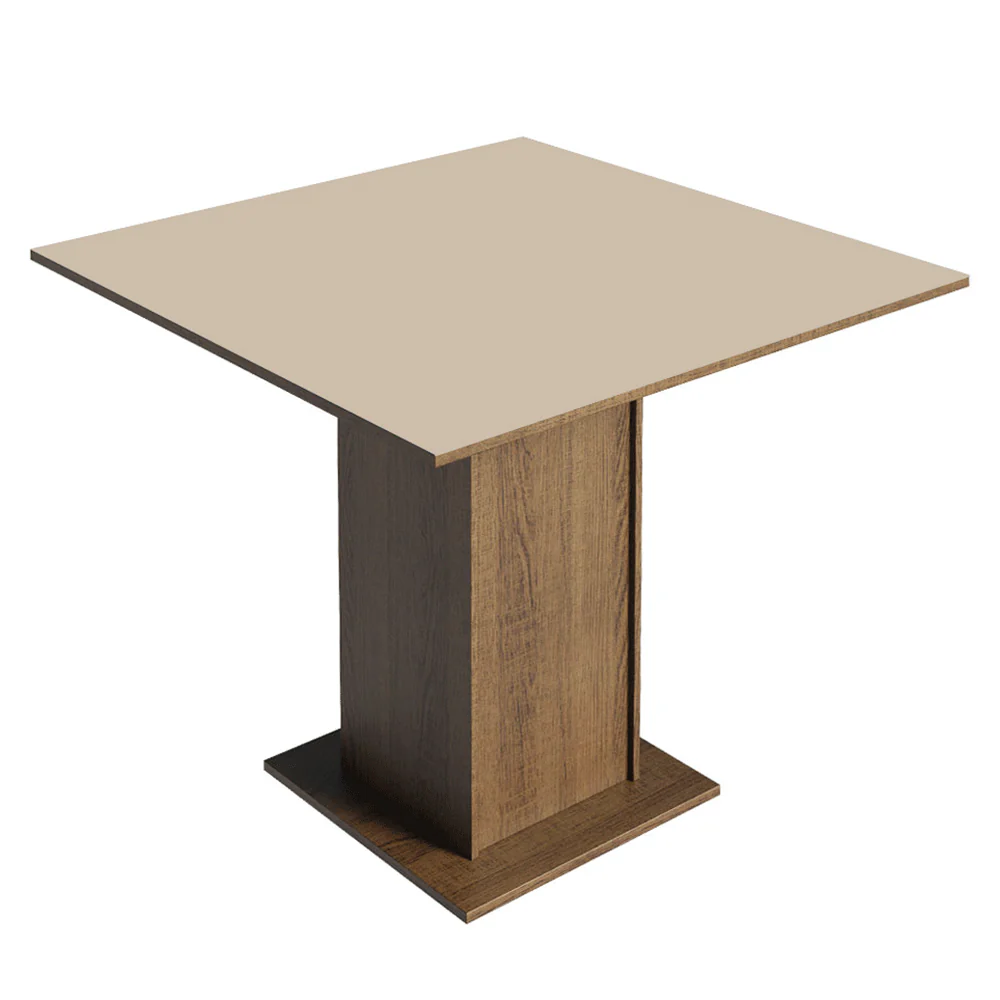 Conjunto Sala de Jantar Tampo de Madeira 4 Cadeiras Rustic/Crema/Imperial Aspen Madesa - Image 6