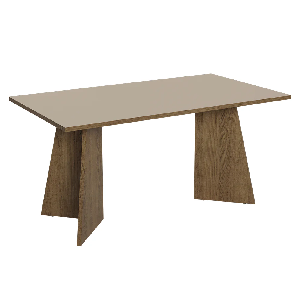 Conjunto Sala de Jantar Tampo de Madeira 4 Cadeiras Rustic/Crema/Imperial Évora Madesa - Image 6