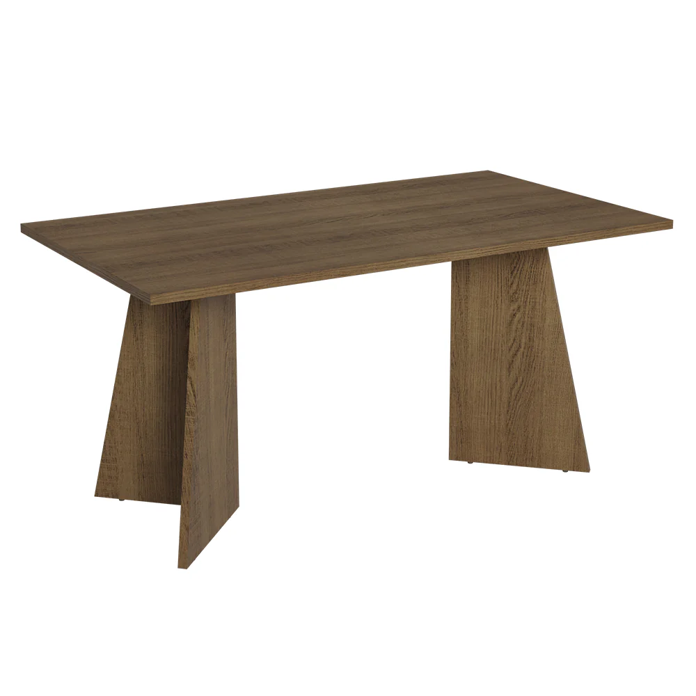 Conjunto Sala de Jantar Tampo de Madeira 6 Cadeiras Rustic/Oxford Leon Madesa - Image 6