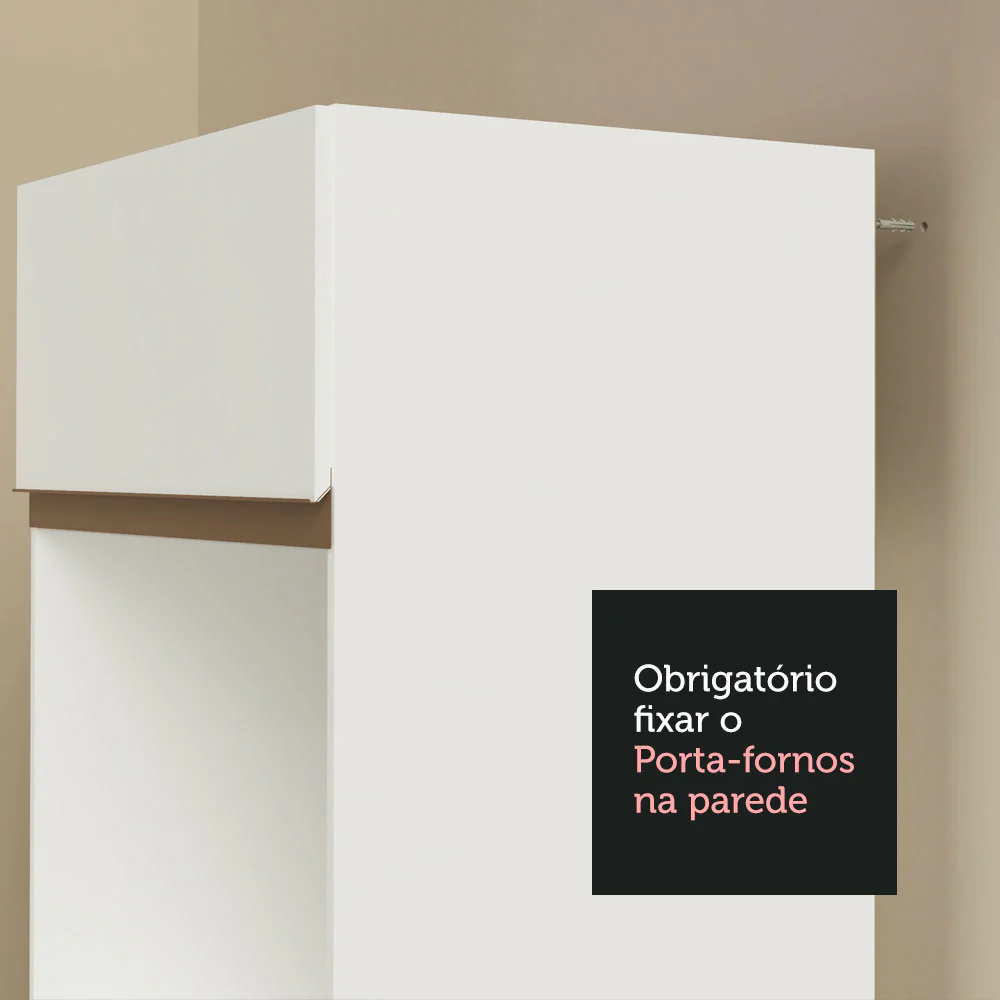 Armário de Cozinha Completa 300cm Branco Reims Madesa 01 - Image 10