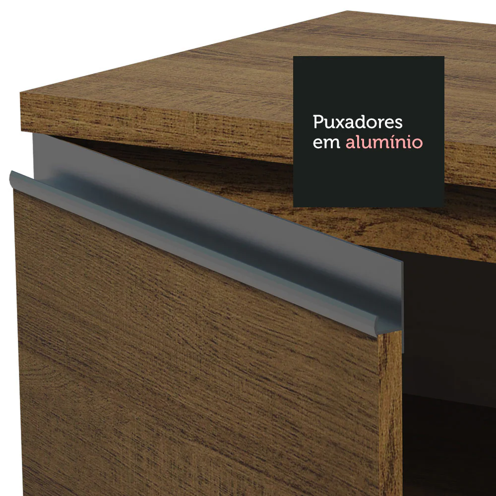 Armário de Cozinha Completa 290cm Rustic/Rustic Vicenza Madesa 02 - Image 6