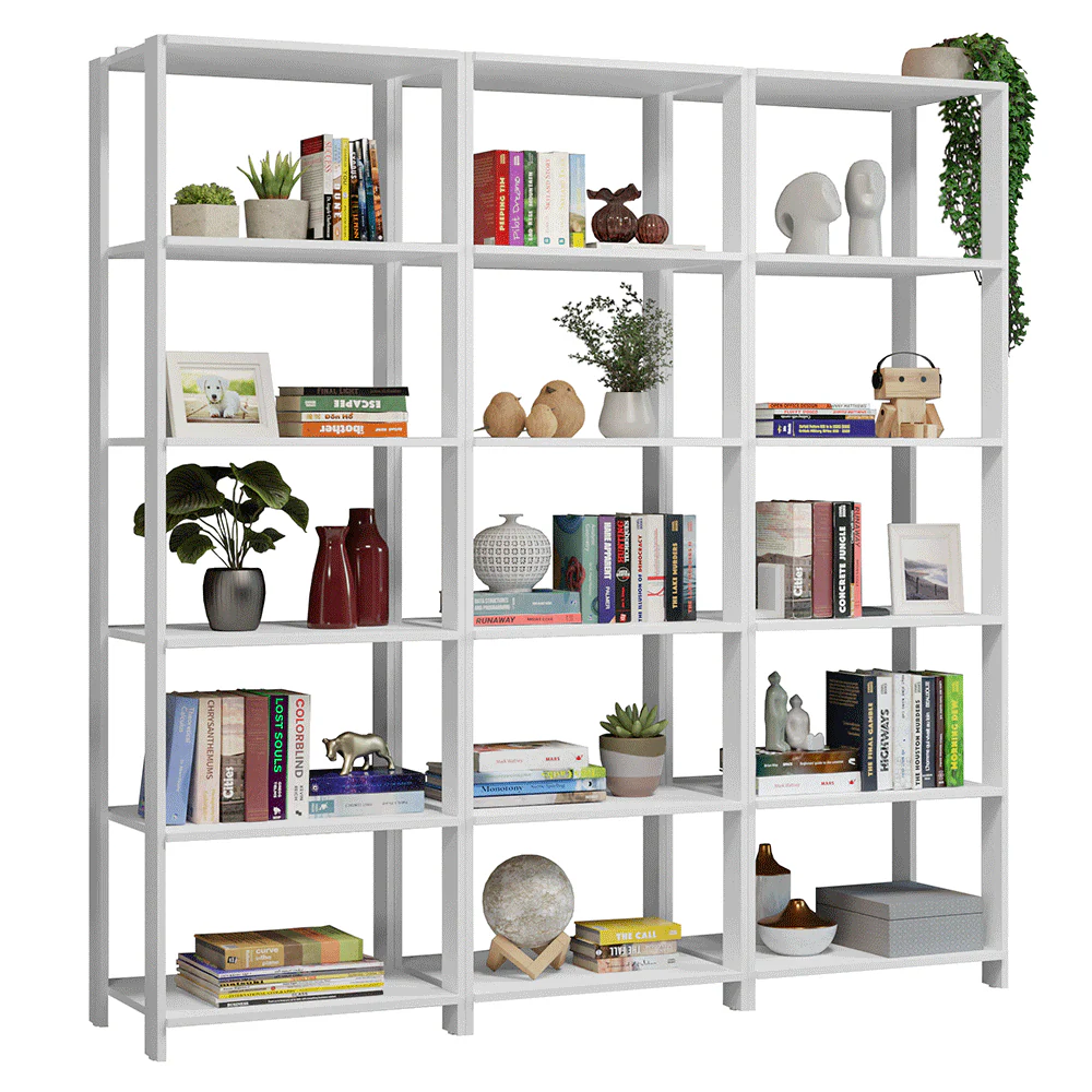 Estante Armário Multiuso para Livros 177cm Branco Madesa - Image 2
