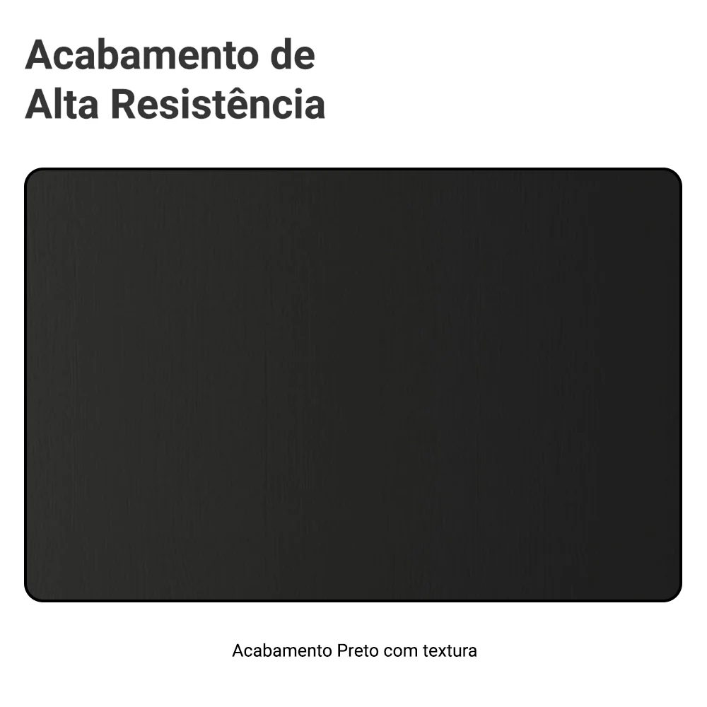 Estante Livreiro Madesa 6908 com 6 Nichos Preto - Image 8