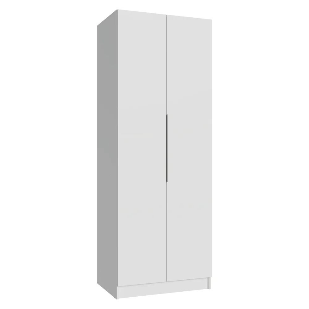 Guarda-Roupa Modulado 2 Portas 4 Gavetas 1 Cabideiro Branco Neo Madesa