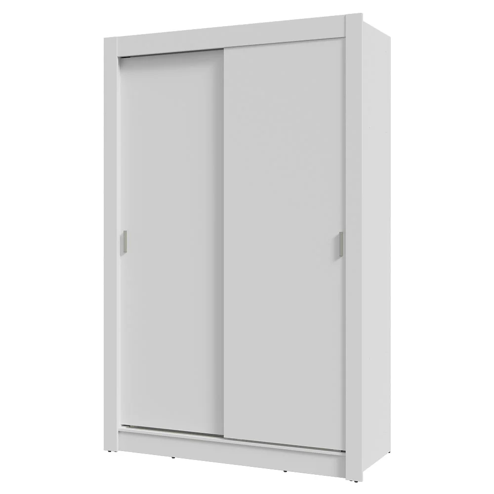 Guarda-Roupa Solteiro 2 Portas de Correr 4 Gavetas Branco Vivare Plus Madesa - Image 2
