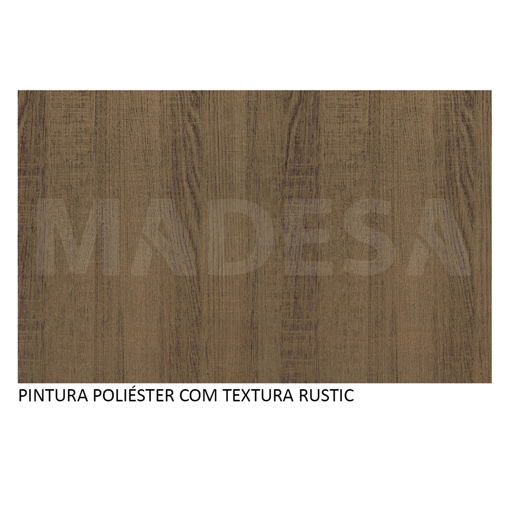 Guarda-Roupa Solteiro Madesa Luke 2 Portas de Correr de Madeira com Pés Rustic - Image 7