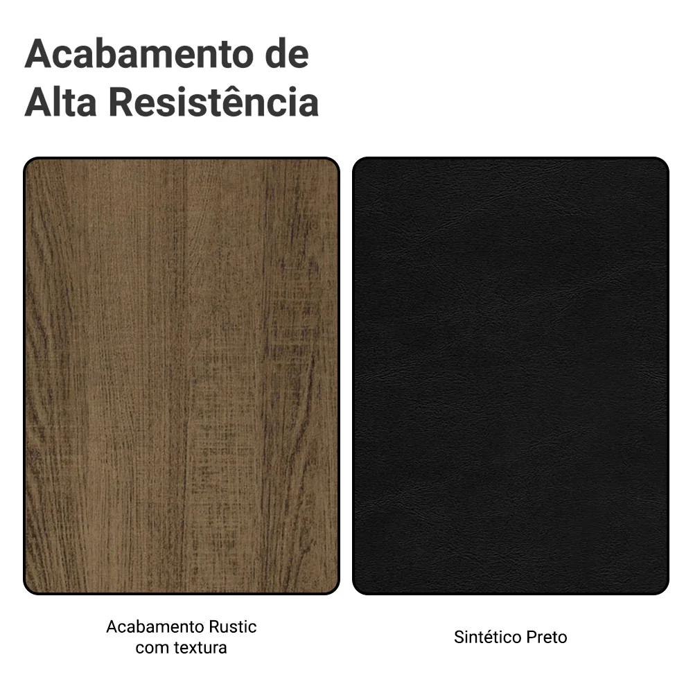 Kit 2 Cadeiras de Jantar 4255 com Espaldar Rustic/Oxford Madesa - Image 10