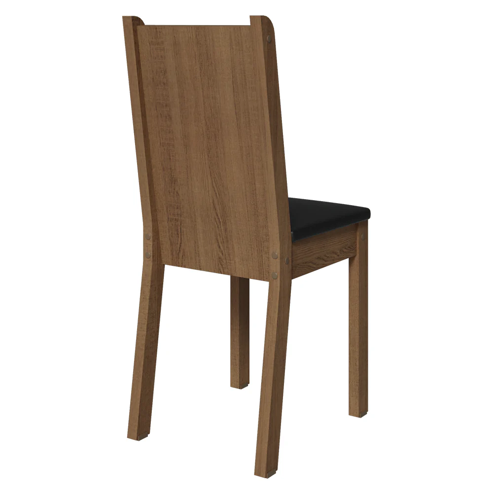 Kit 4 Cadeiras 4290 Madesa Rustic/Preto - Image 5