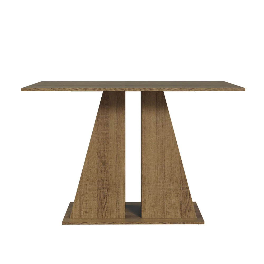 Mesa de Jantar Retangular com Tampo de Madeira Rustic/Crema 5383 Madesa - Image 3