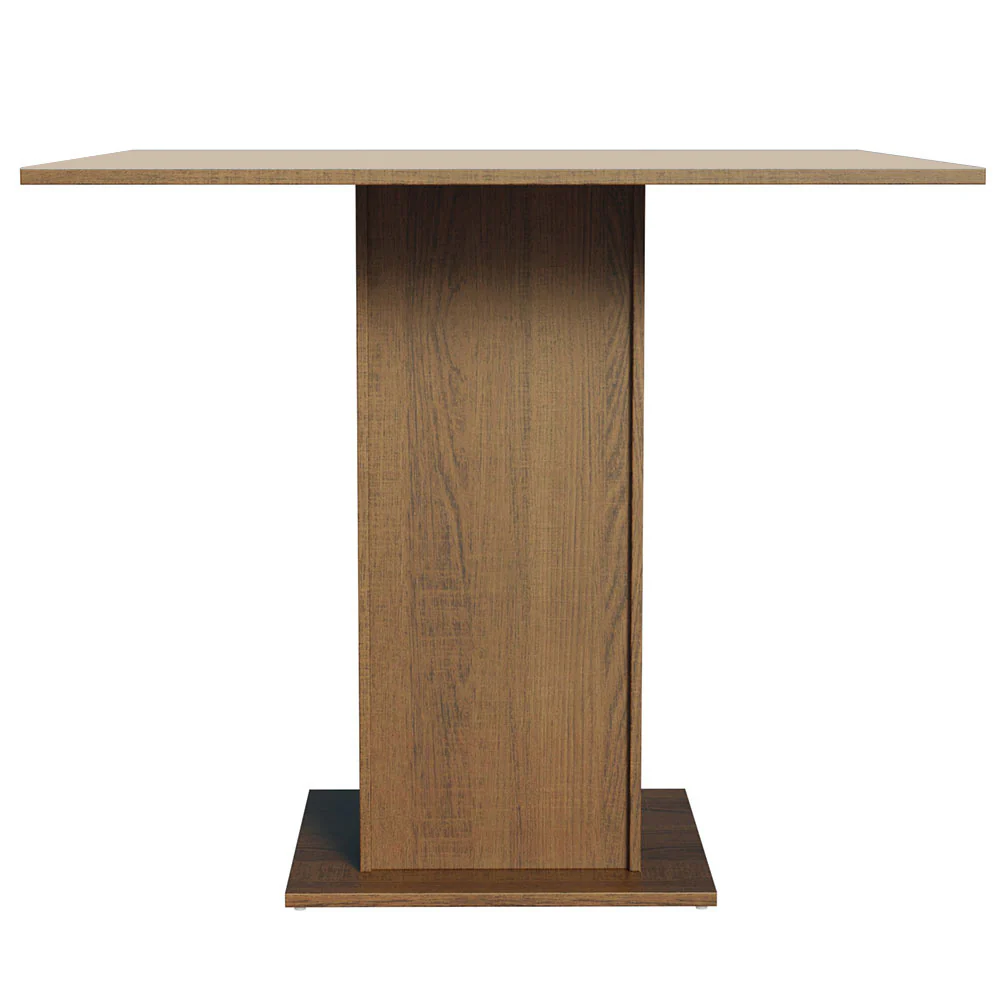 Mesa de Jantar Madesa Quadrada Tampo de Madeira 5363 Rustic/Crema - Image 2