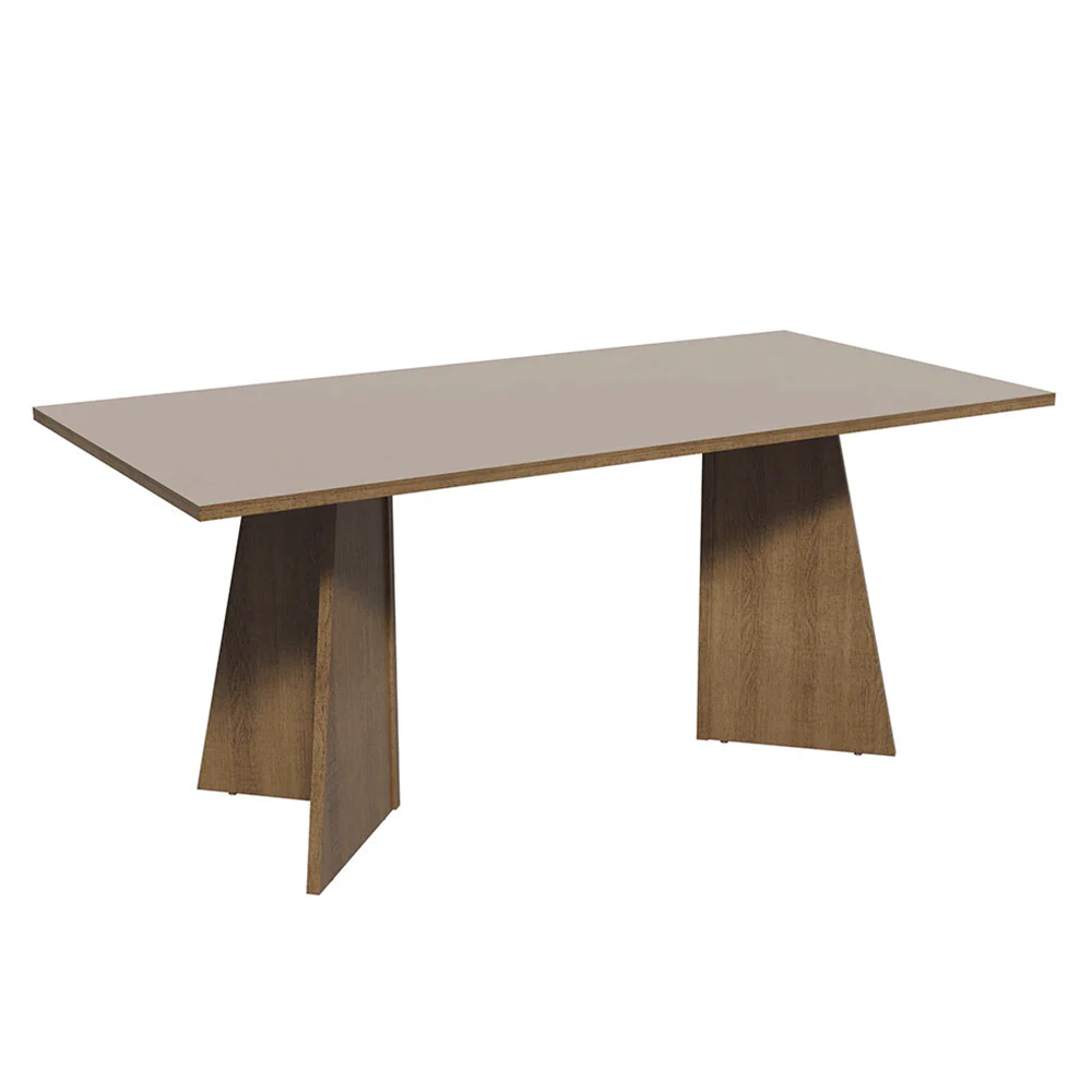 Mesa para Escritório Diretor Presidente 180cm Rustic/Crema 5388 Madesa - Image 7