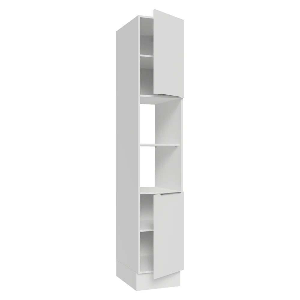 Paneleiro 40 x 60 cm 2 Portas e 2 Nichos Branco Stella Madesa - Image 6