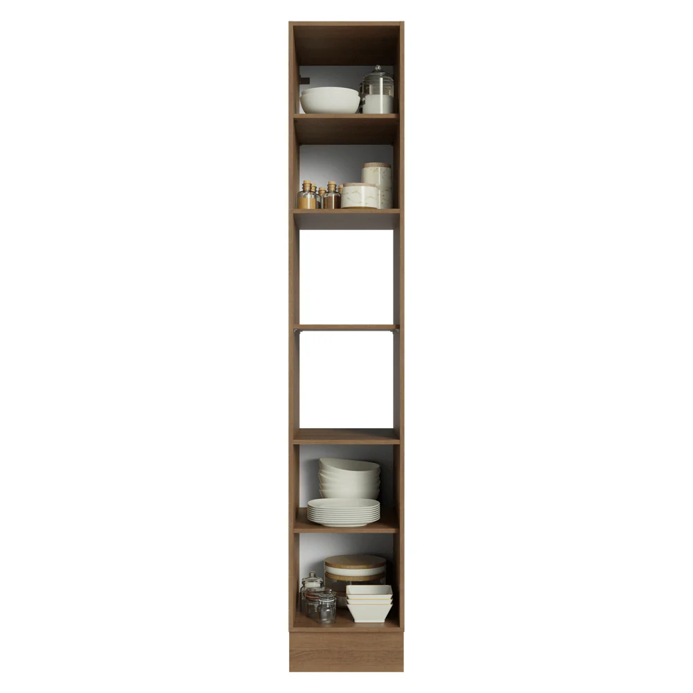 Paneleiro 40 x 60 cm 2 Portas e 2 Nichos Rustic/Azul Vik Madesa - Image 5