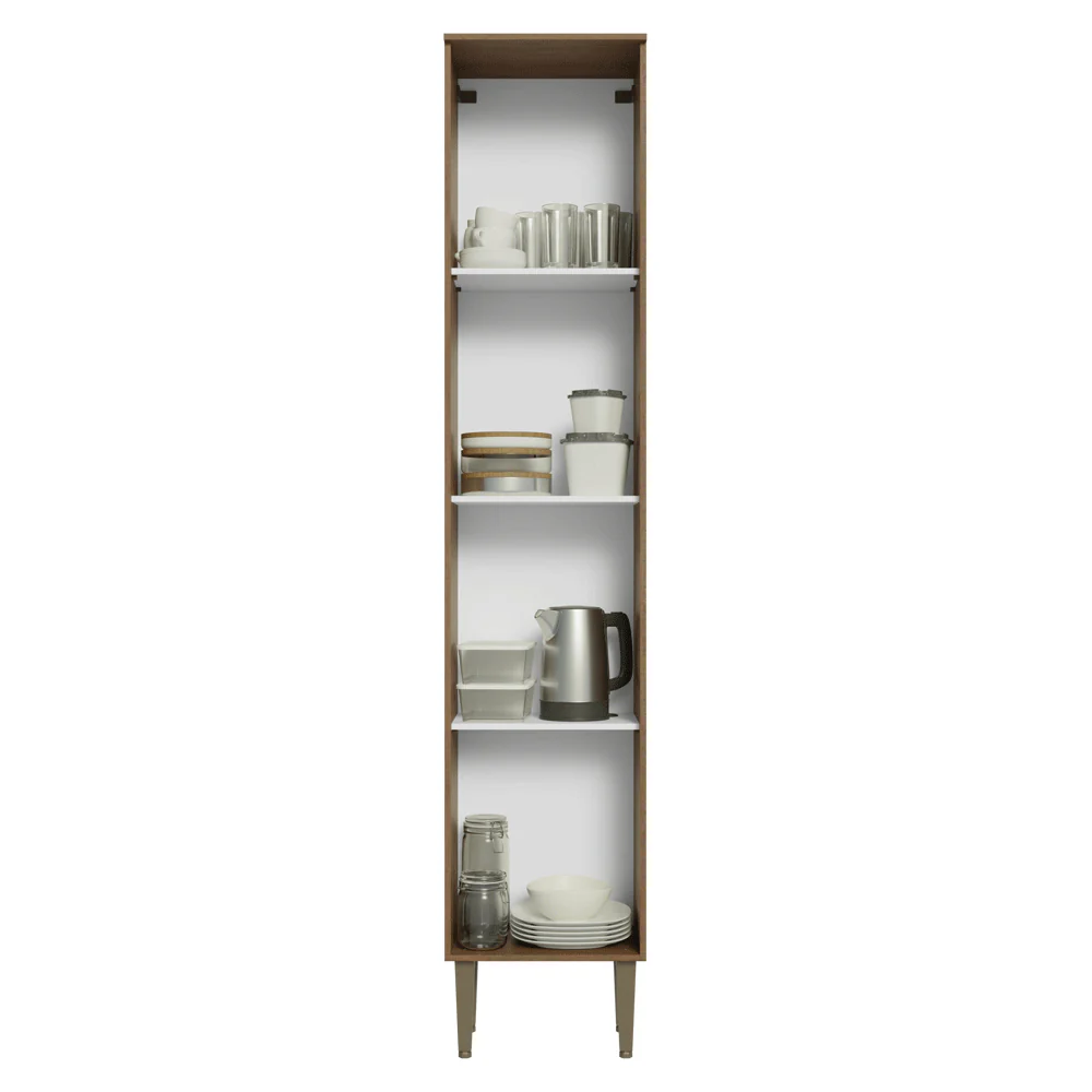 Paneleiro 40 cm 1 Porta Rustic/Branco Lille Madesa - Image 2