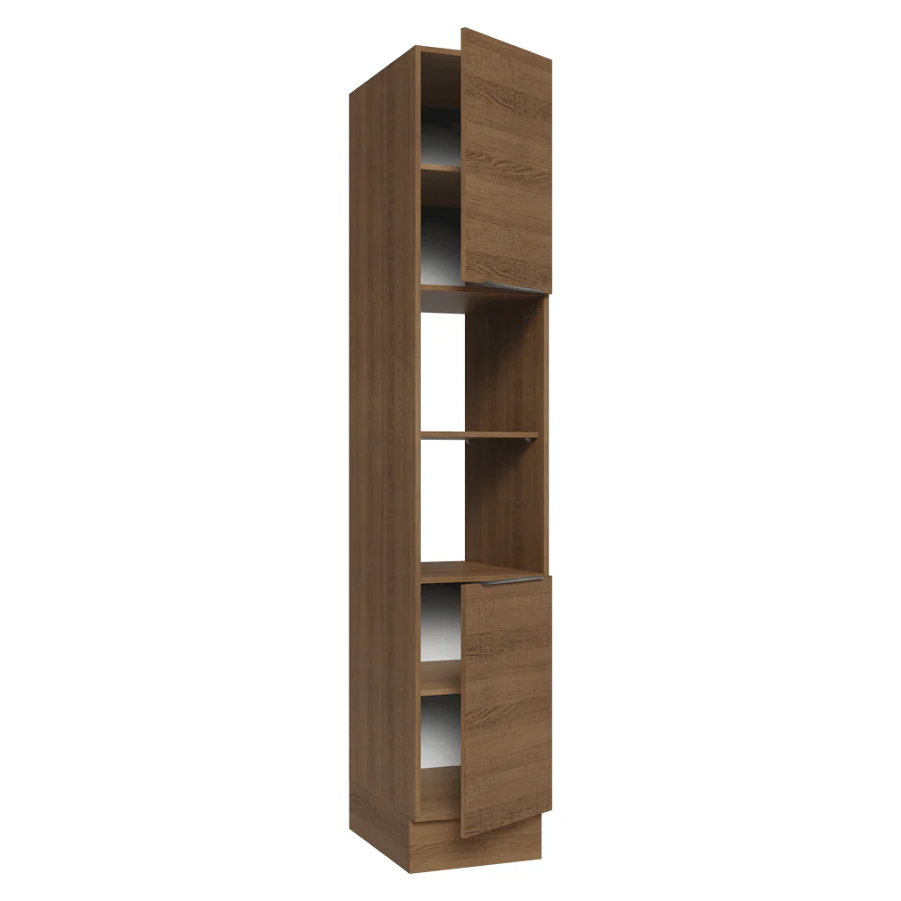Paneleiro 40 cm 2 Portas e 2 Nichos Rustic Stella Madesa - Image 6