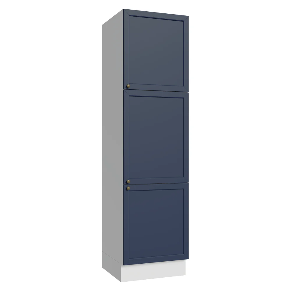 Paneleiro 60 x 60 cm 3 Portas Branco/Azul Vik Madesa