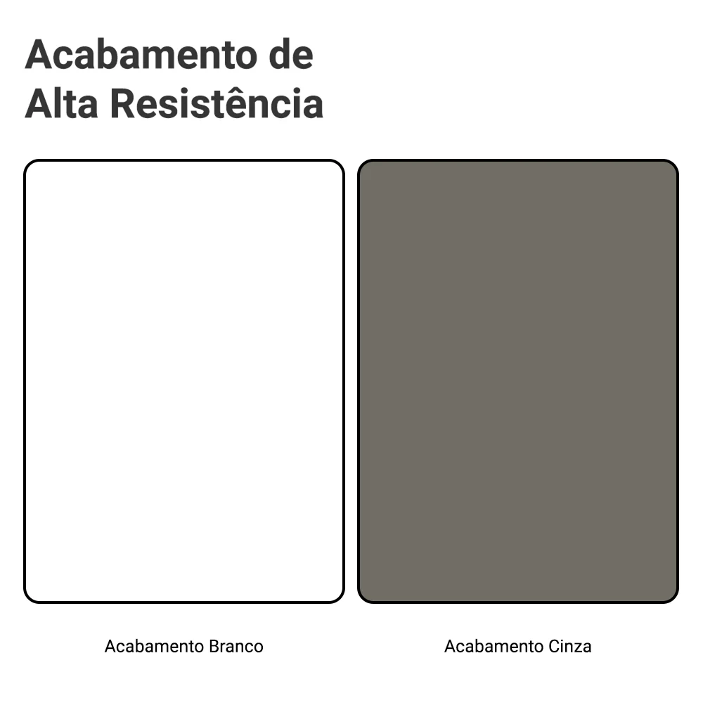 Paneleiro 60 x 60 cm 3 Portas Branco/Cinza Vik Madesa - Image 11