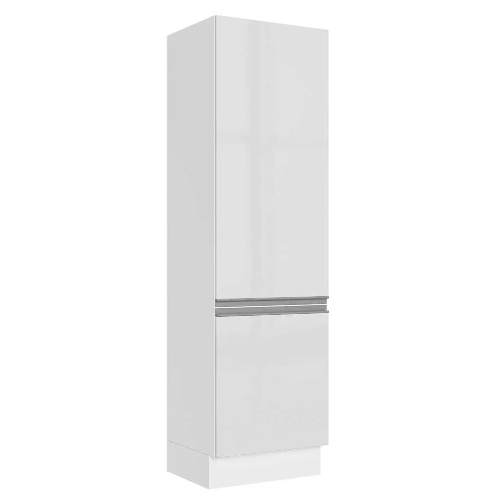 Paneleiro Madesa Acordes 100% MDF 60 cm 2 Portas Branco Brilho