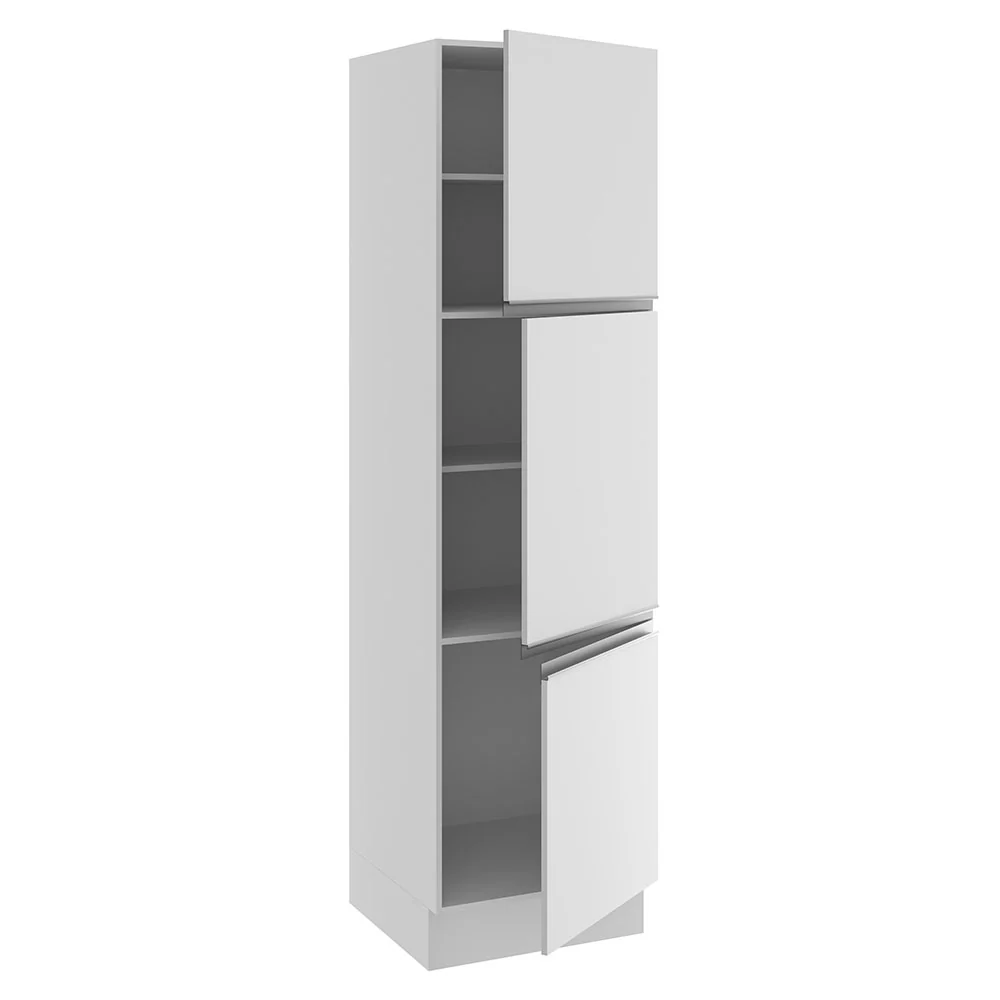 Paneleiro Madesa Glamy 60 x 60 cm 3 Portas Branco - Image 4