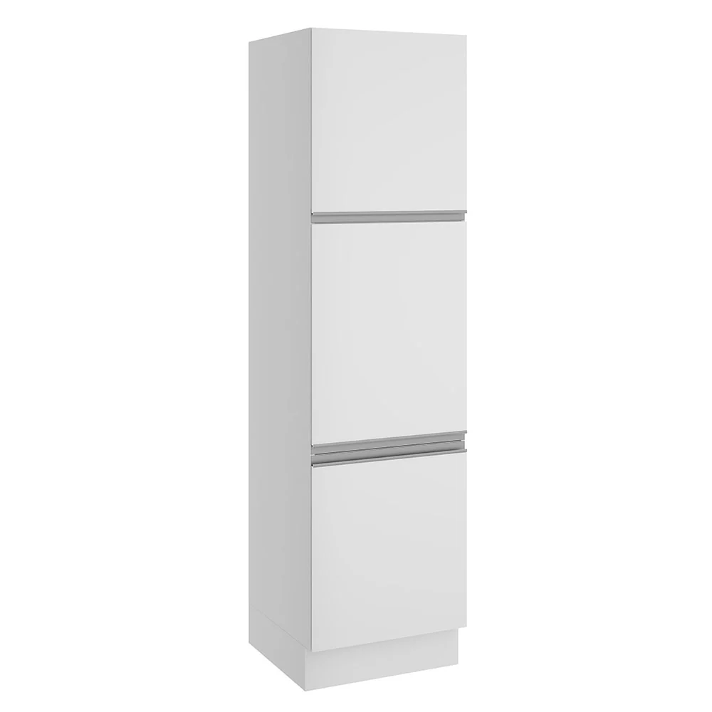 Paneleiro Madesa Glamy 60 cm 3 Portas Branco