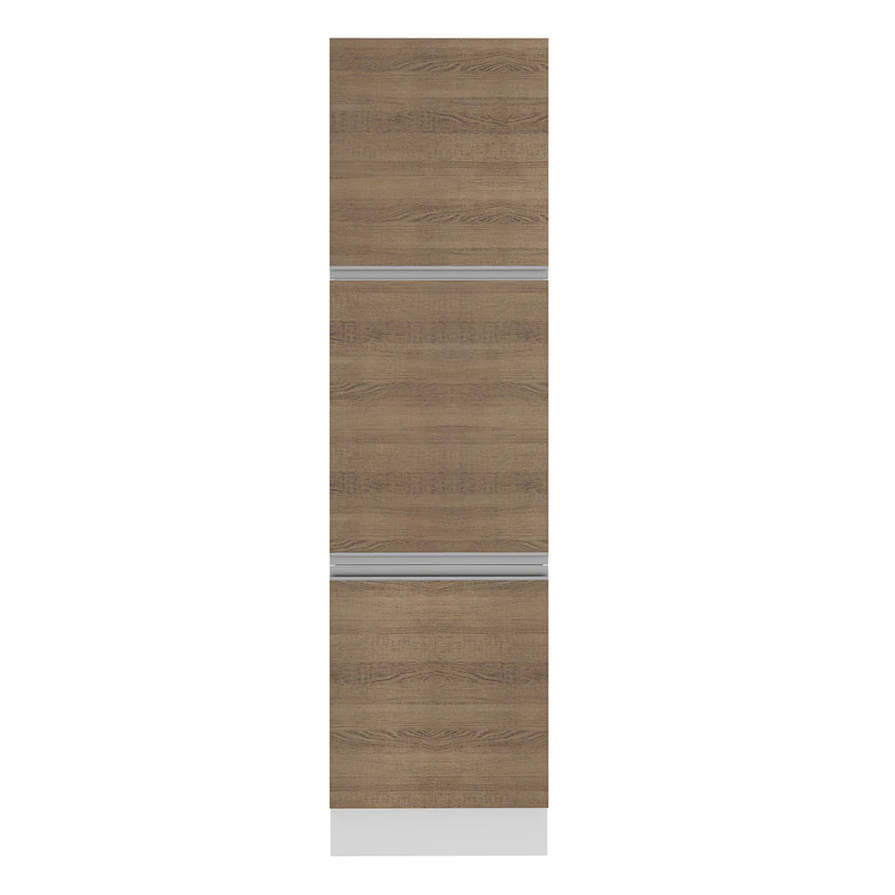 Paneleiro Madesa Glamy 60 cm 3 Portas Branco/Rustic - Image 10